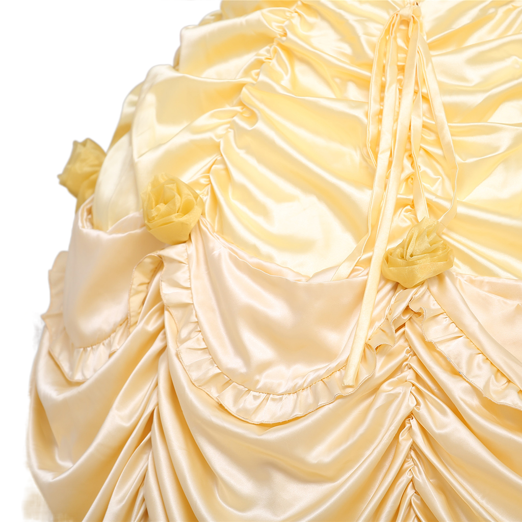 Costume Cosplay Belle - La Belle et la Bête | Robe Princesse Disney pour Halloween et Événements