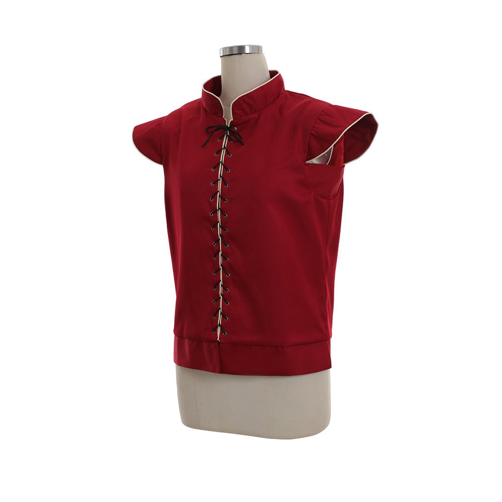 Doublet Gothique Médiéval pour Hommes – Gilet de Cosplay Renaissance Rouge | Série Médiévale L'AniMirage