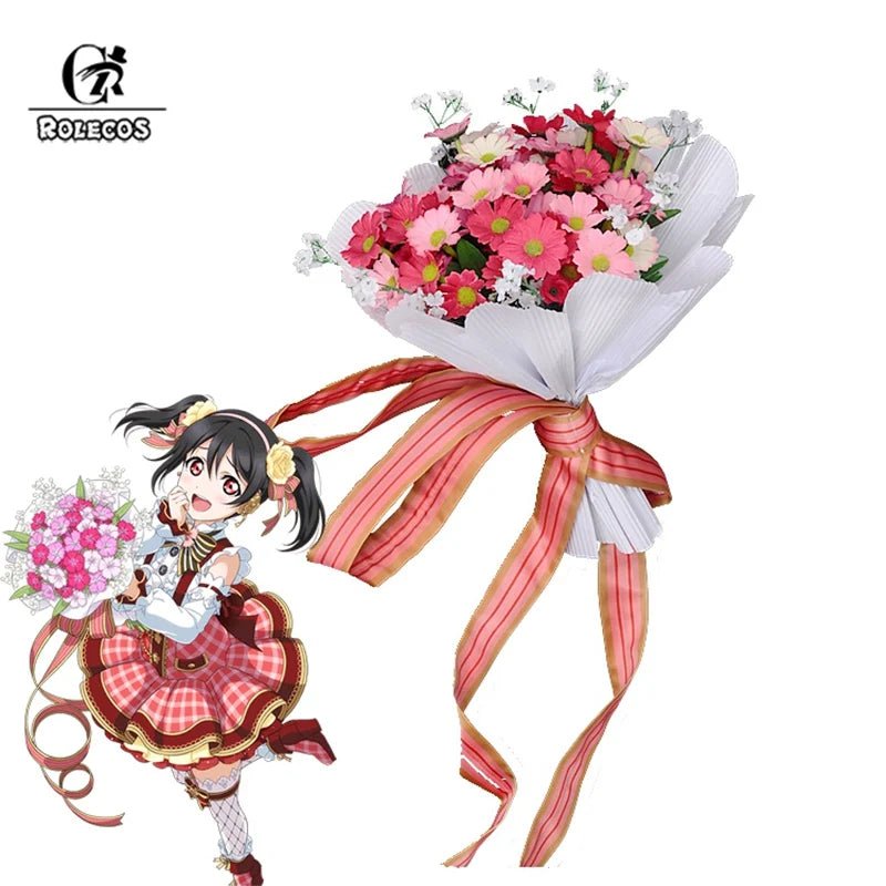 Bouquet de Fleurs Cosplay LoveLive Yazawa Nico Nozomi Tojo Eli Rin Sonoda Umi Kotori Maki