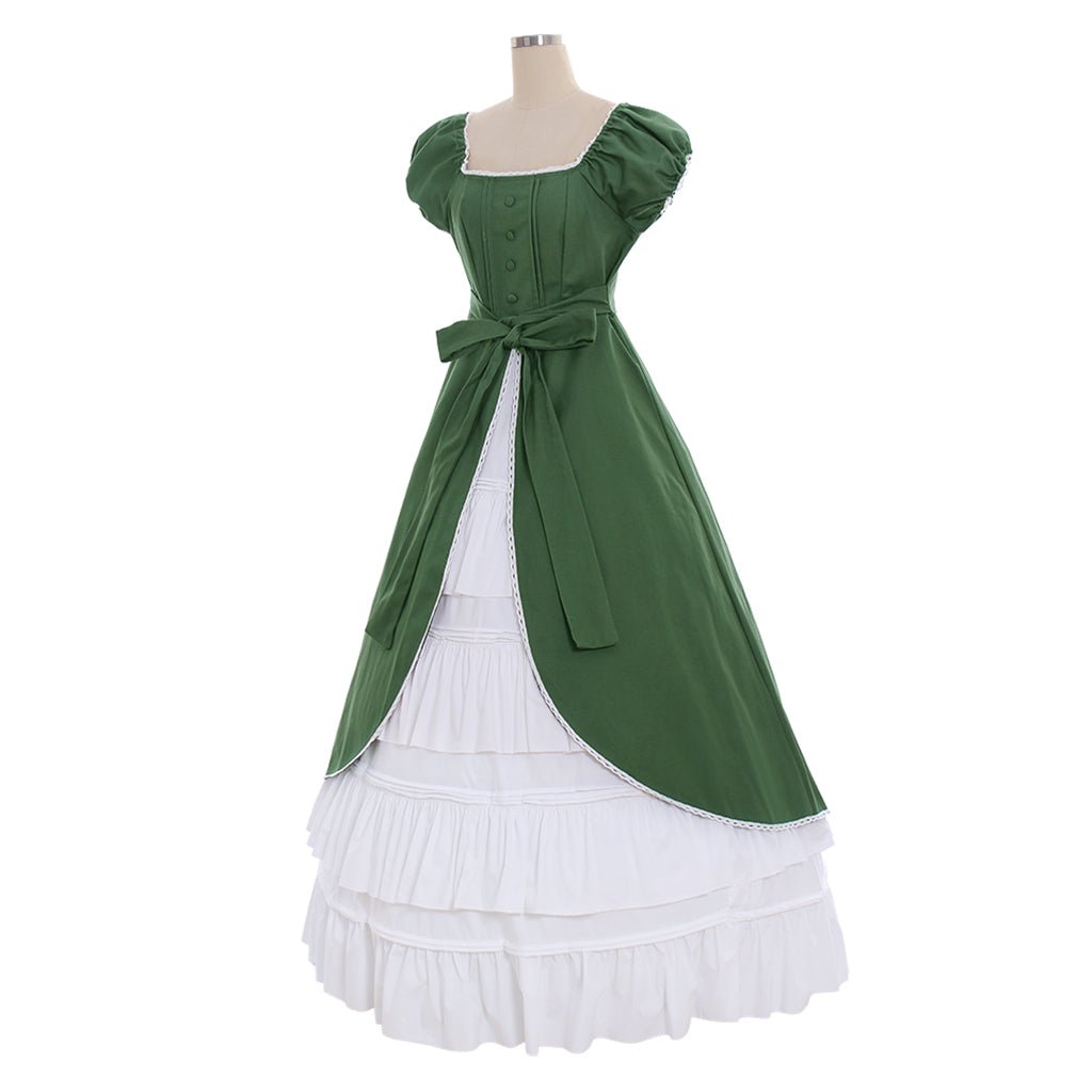Robe Victorienne pour Femme Robe Longue de Soirée Robe de Bal Rococo Masquerade
