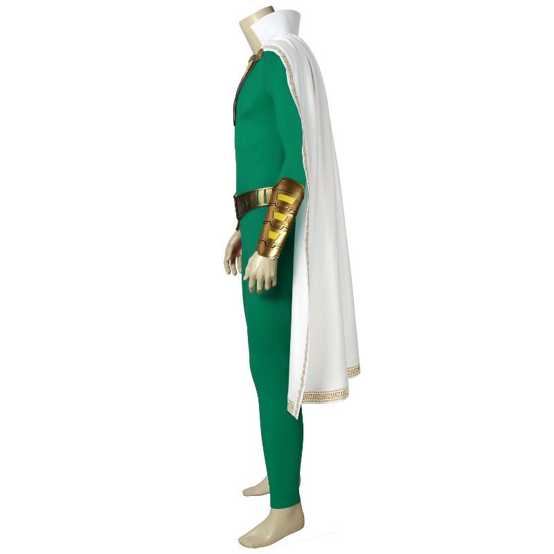 Costume Cosplay Shazam Version Verte – Tenue Authentique de Super-héros pour Fans