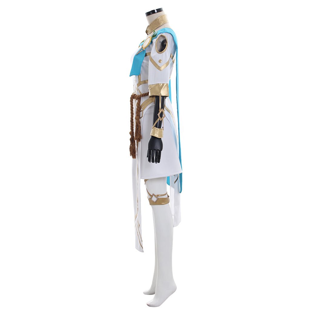 Costume Cosplay Overwatch Mercy Angela Ziegler Skin Jeux d'Été Ensemble Complet