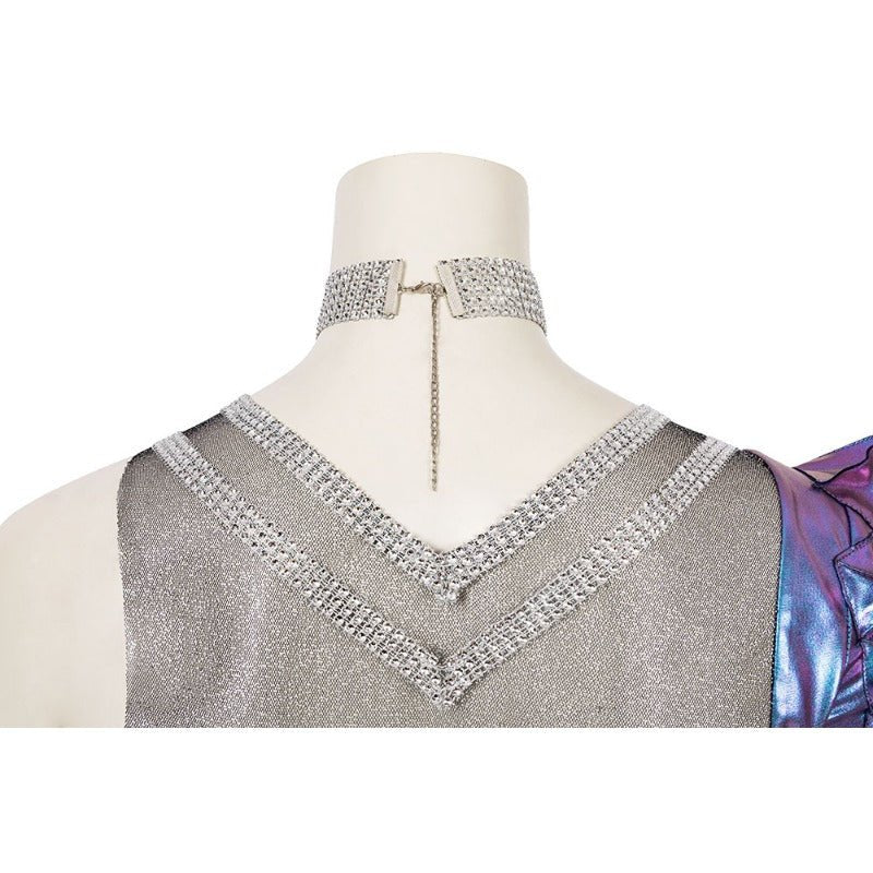 Costume Cosplay Ahri K/DA ALL OUT pour Femmes - Tenue de Renard à Neuf Queues Anime