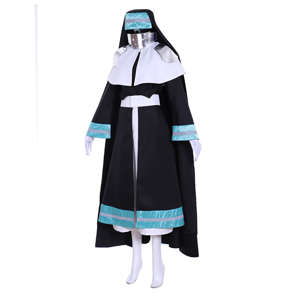 Costume Cosplay Fire Force Iris Nonne - Qualité Supérieure pour Halloween et Événements