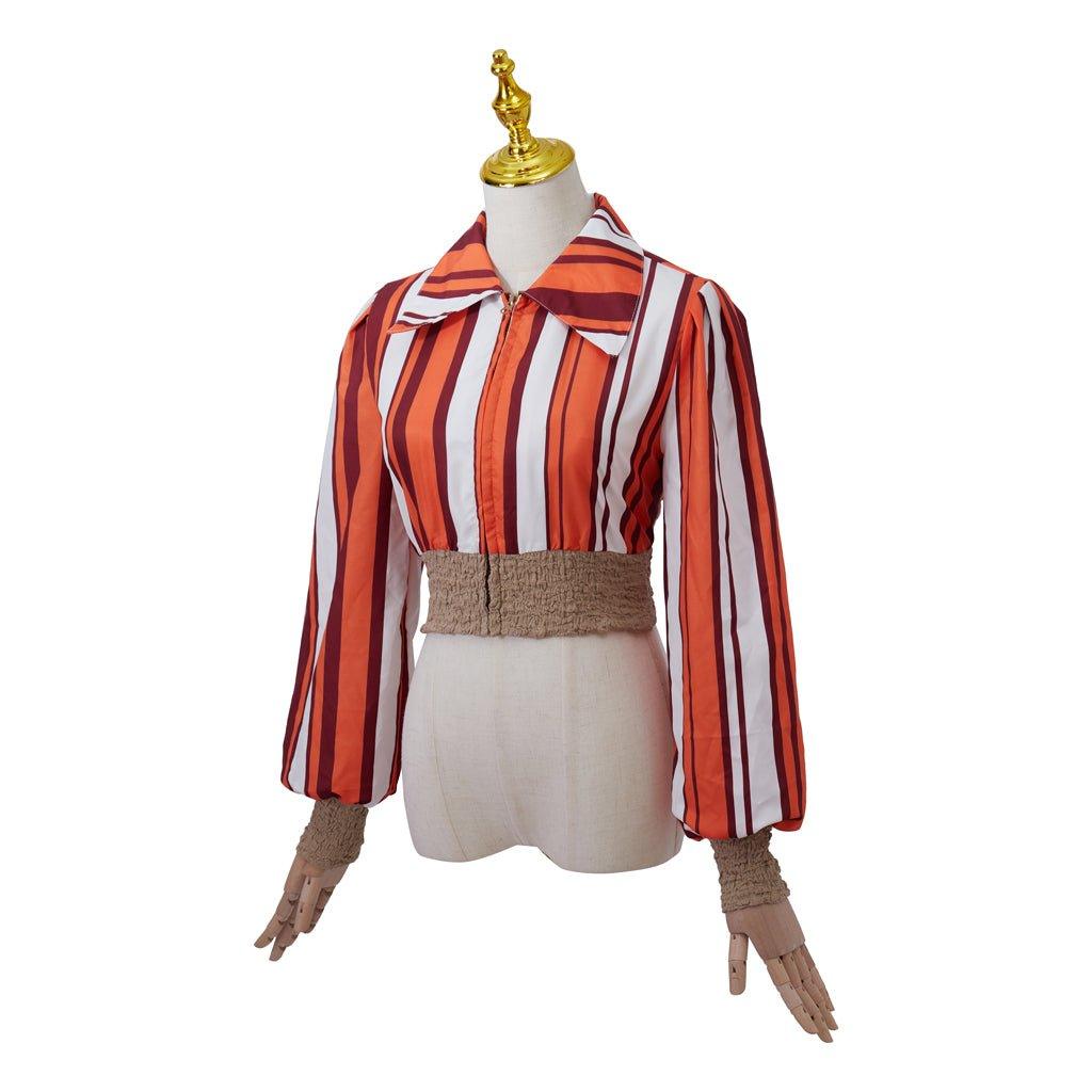 Costume Cosplay Donna Sheridan Mamma Mia pour Femme - Combinaison avec Ceinture | Tenue de Spectacle Musical Broadway