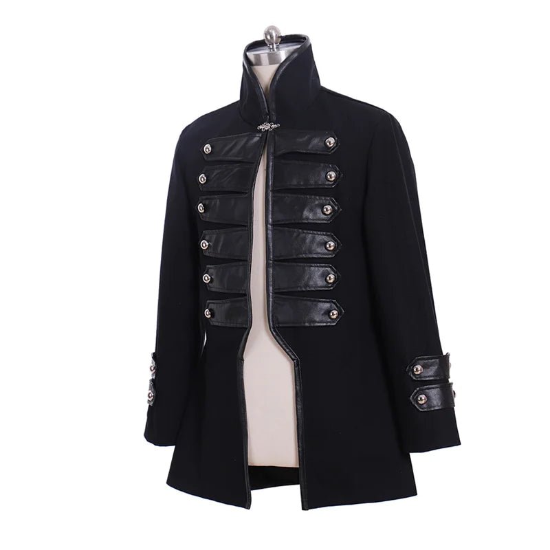 Veste Militaire Garde du 18e Siècle - Manteau Officier Rococo Gothique pour Hommes | L'AniMirage Série Médiévale