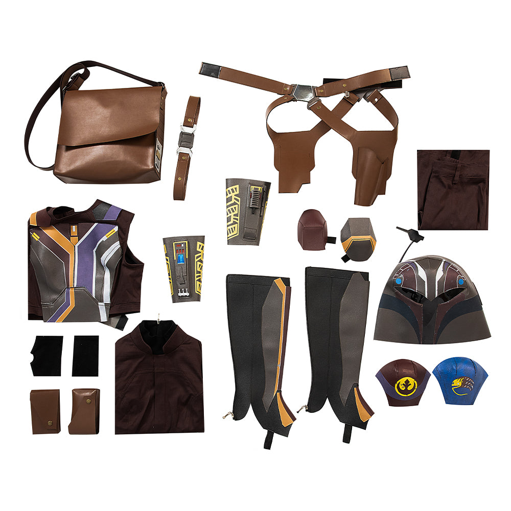 Costume Cosplay Star Wars Ahsoka-Sabine Wren - Réplique de Film de Qualité Premium