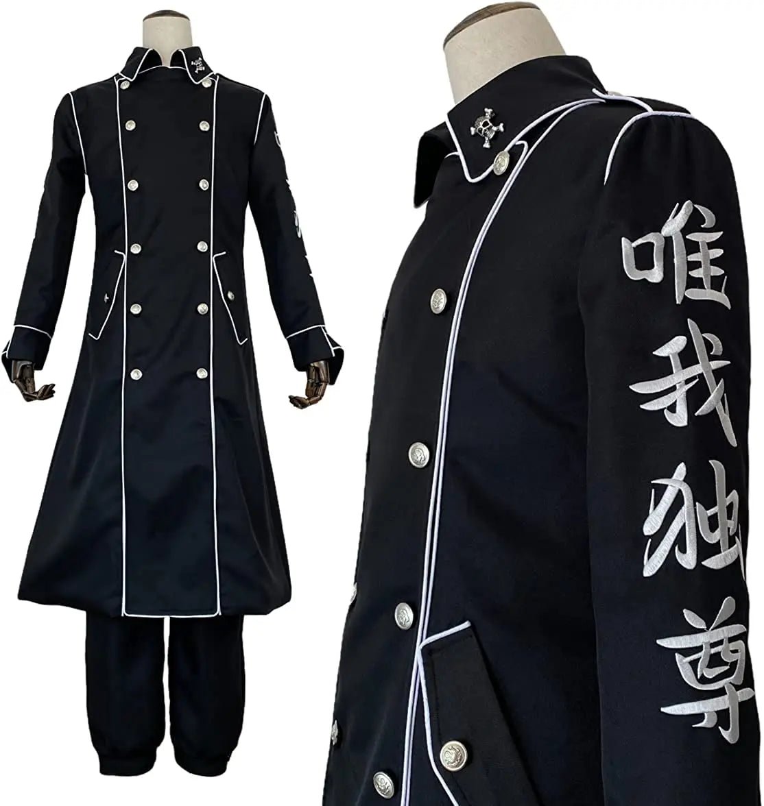 Costume Cosplay Tokyo Anime Ran Rindo Haitani Gang Manji Broderie Noir