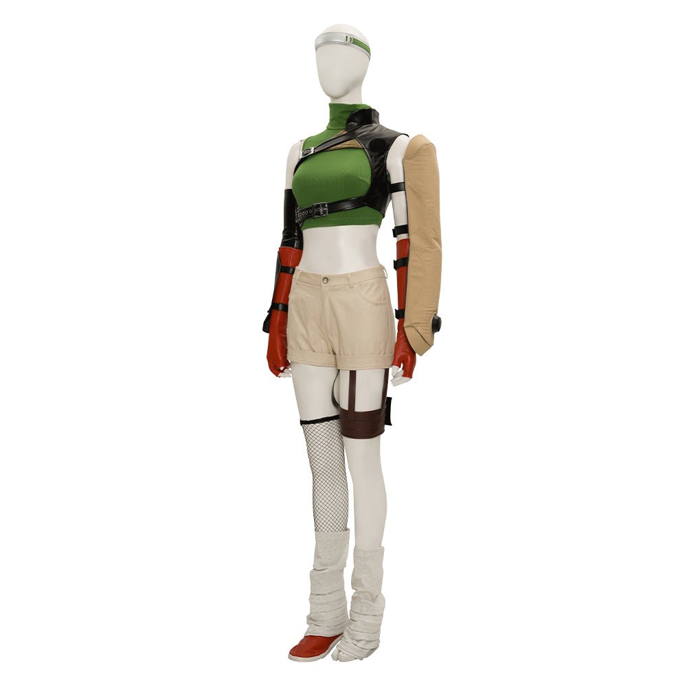 Costume Cosplay Yuffie Kisaragi de Final Fantasy VII - Tenue pour Femme Halloween et Fêtes
