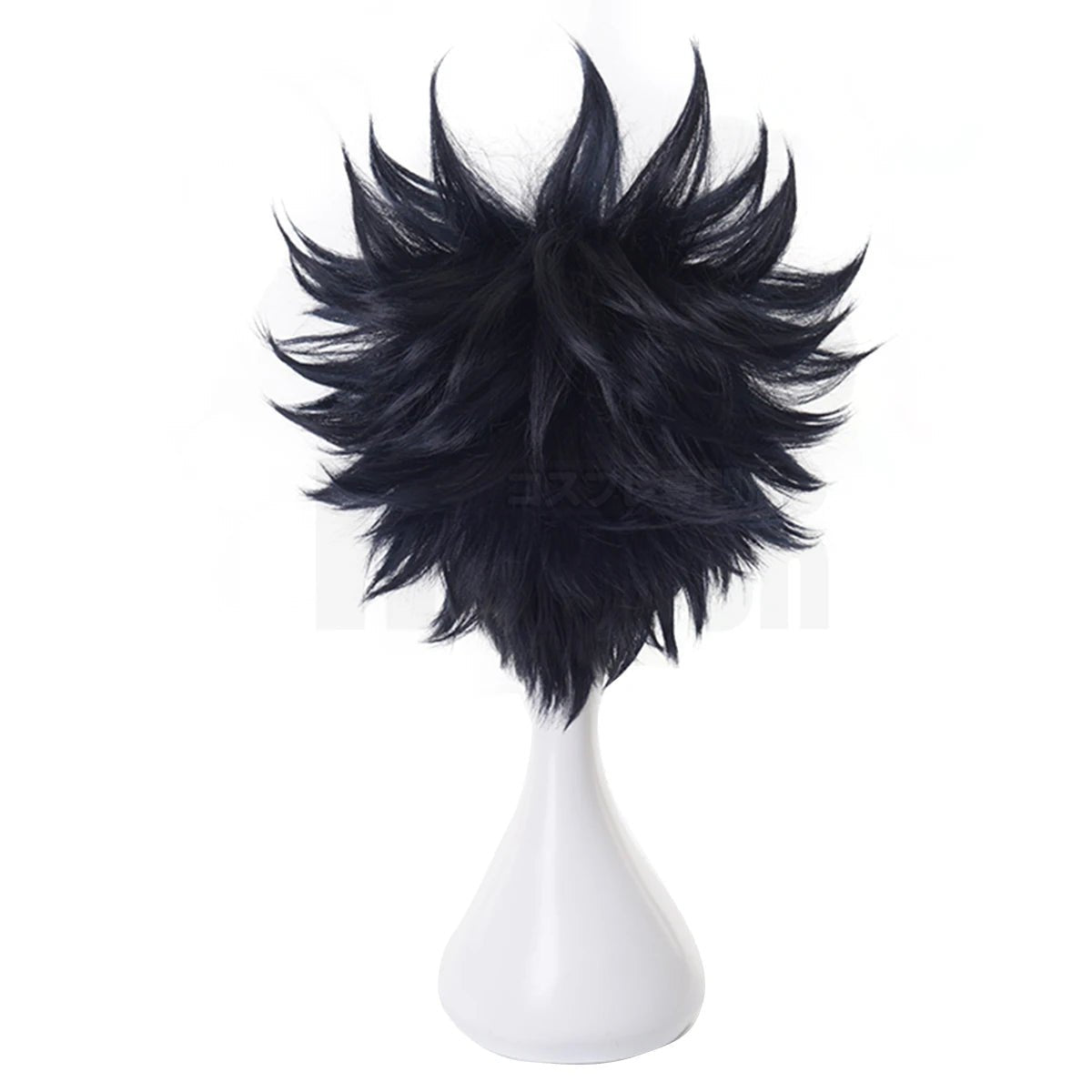 Perruque Cosplay Megumi Fushiguro Jujutsu Kaisen en Fibre Synthétique de Haute Qualité Taille Adjustable pour Halloween et Fêtes