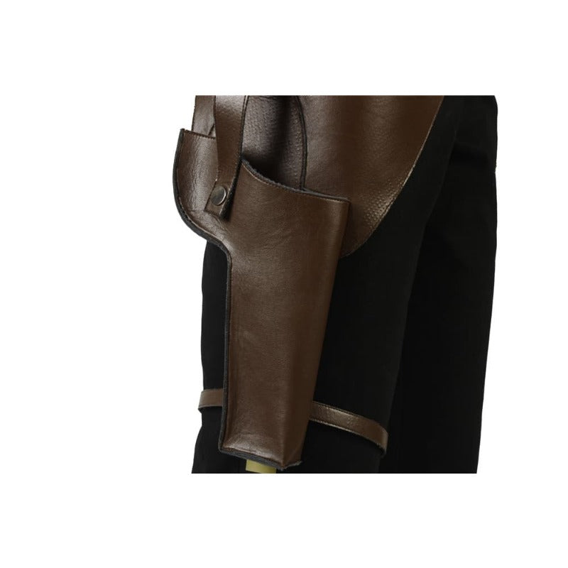 Costume Cosplay Han Solo - Haut, Pantalon, Manteau, Ceinture pour Halloween & Fêtes
