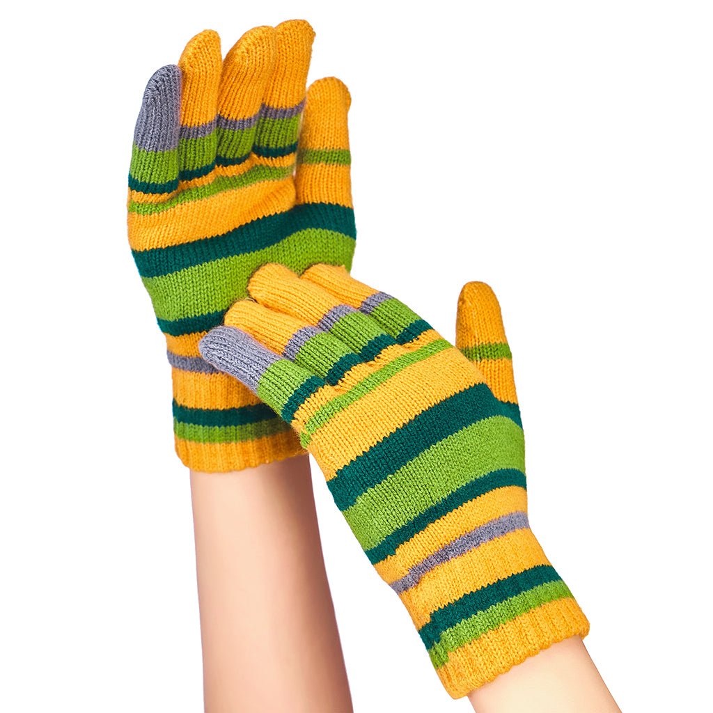 Gants Rayés Coraline Costume Cosplay – Réplique Officielle du Film pour Halloween et Cosplay