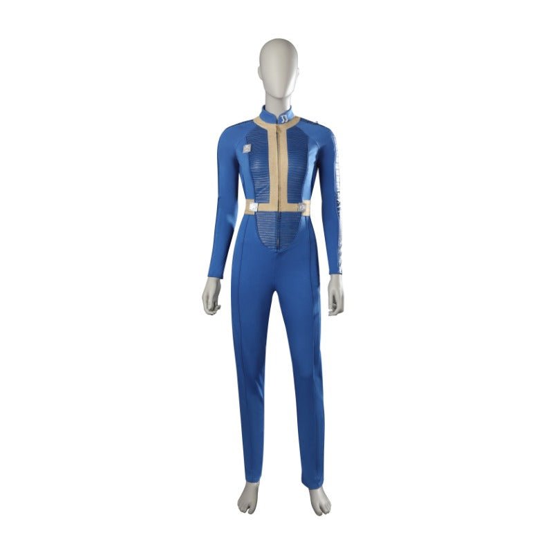 Costume Cosplay Lucy Vault 33 - Combinaison Bleue pour Femmes avec Accessoires