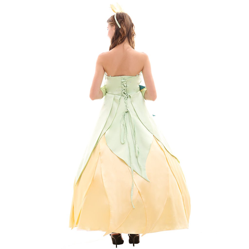 Costume Cosplay Princesse Tiana Series | Robes Élégantes pour Cosplay, Fêtes et Halloween
