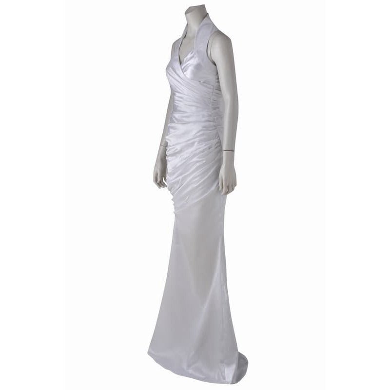 Costume Cosplay Game XV Lunafreya Nox Fleuret - Robe Blanche Élégante pour Fêtes d'Halloween