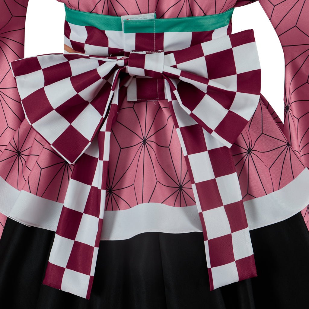 Costume Cosplay Kimono Nezuko de Demon Slayer – Tenue Authentique d'Anime