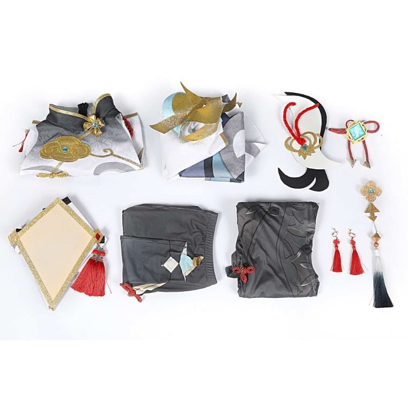 Costume Cosplay Shen He de Genshin Impact pour Adultes - Robe Halloween Cadeau