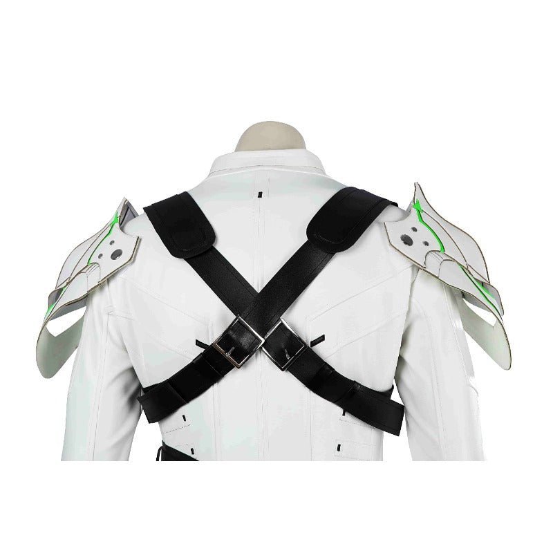 Costume Cosplay Sephiroth FF7 Crise Éternelle - Manteau Blanc de Haute Qualité pour Halloween et Fêtes