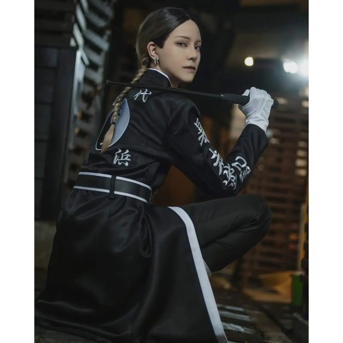 Costume Cosplay Tokyo Anime Ran Haitani Rindo Haitani Tenjiku Frères Broderie 5PCS Ensemble Manteau Cadeau Halloween Noël