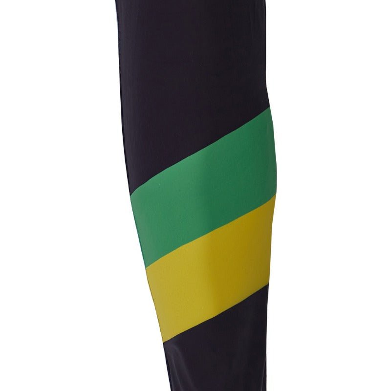 Combinaison Cosplay Équipe Jamaïcaine de Bobsleigh Cool Runnings pour Adultes