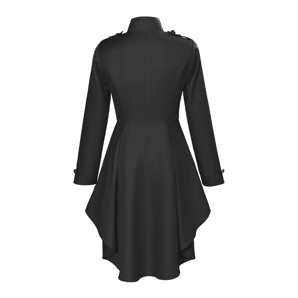 Costume Cosplay Manteau Noir Edward – Style Officiel, Haute Qualité pour Femmes