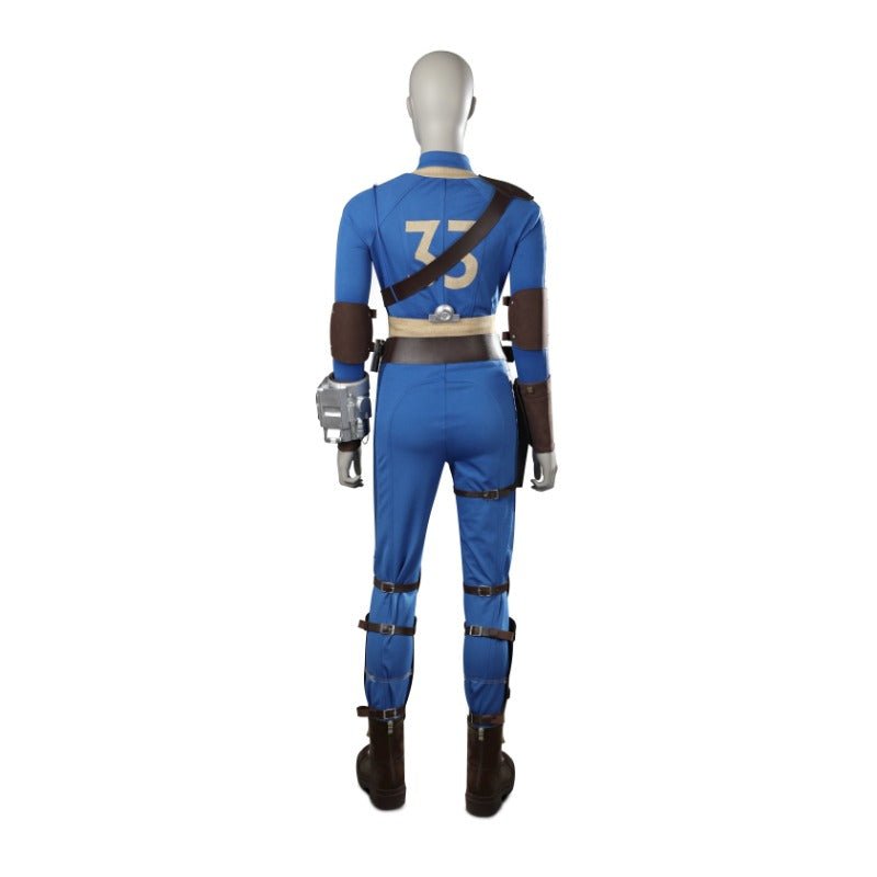Costume Cosplay Lucy Vault 33 - Combinaison Bleue pour Femmes avec Accessoires