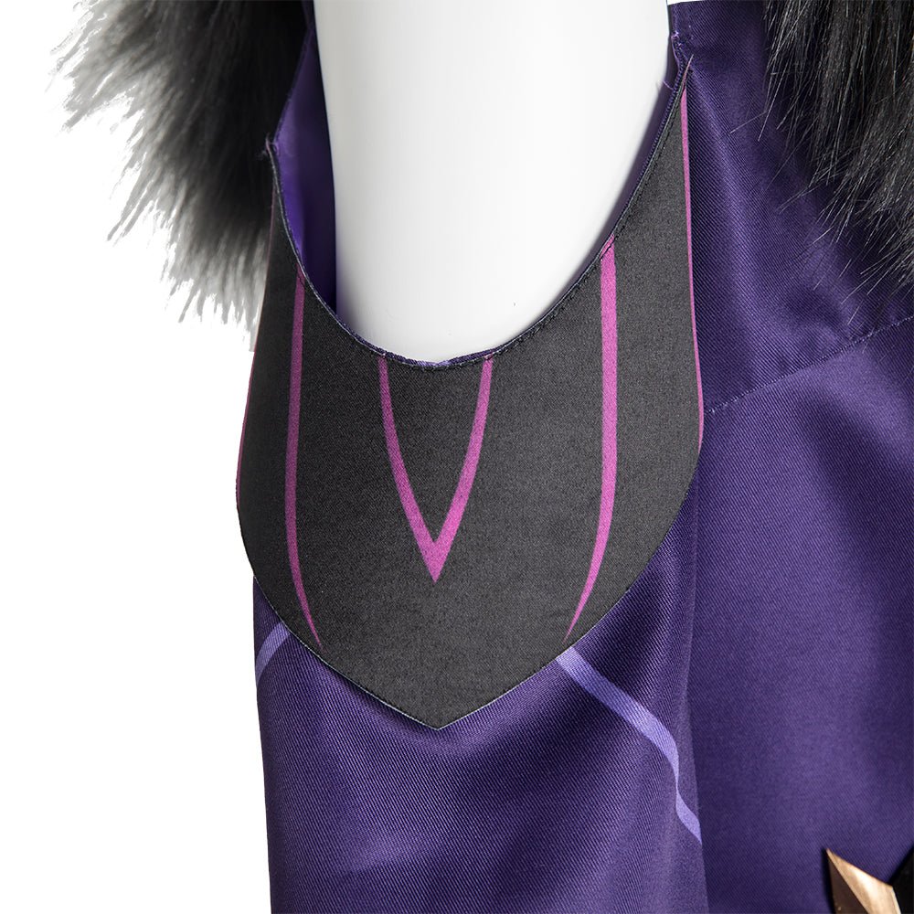 Costume Cosplay Électrisant : Genshin Impact - Mage Scribe de la Foudre