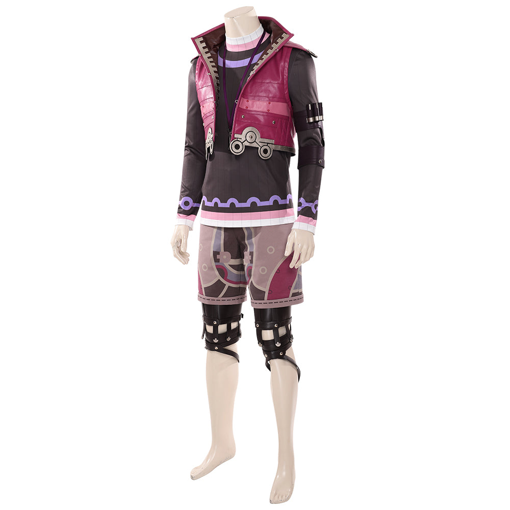Costume Cosplay Shulk Xenoblade Chronicles - Tenue de Jeu de Haute Qualité