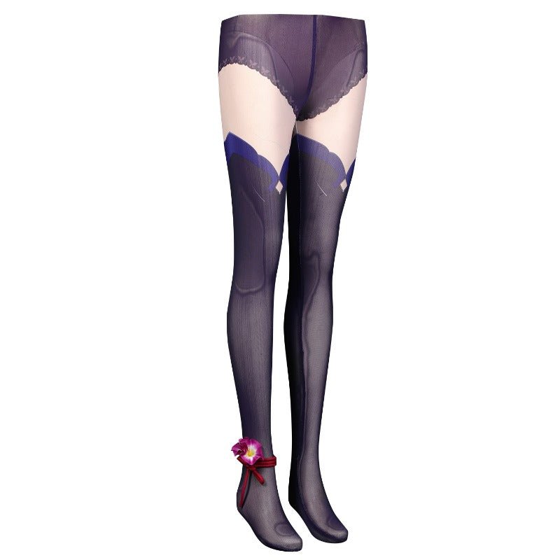 Costume Cosplay Raiden Shogun de Genshin Impact - Robes Élégantes pour Halloween et Événements