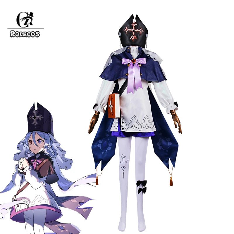 Costume Cosplay Le Scribe Dubra de Honkai Star Rail - Membre de la Demeure de la Flamme Éternelle - Tenue pour Fête d'Halloween