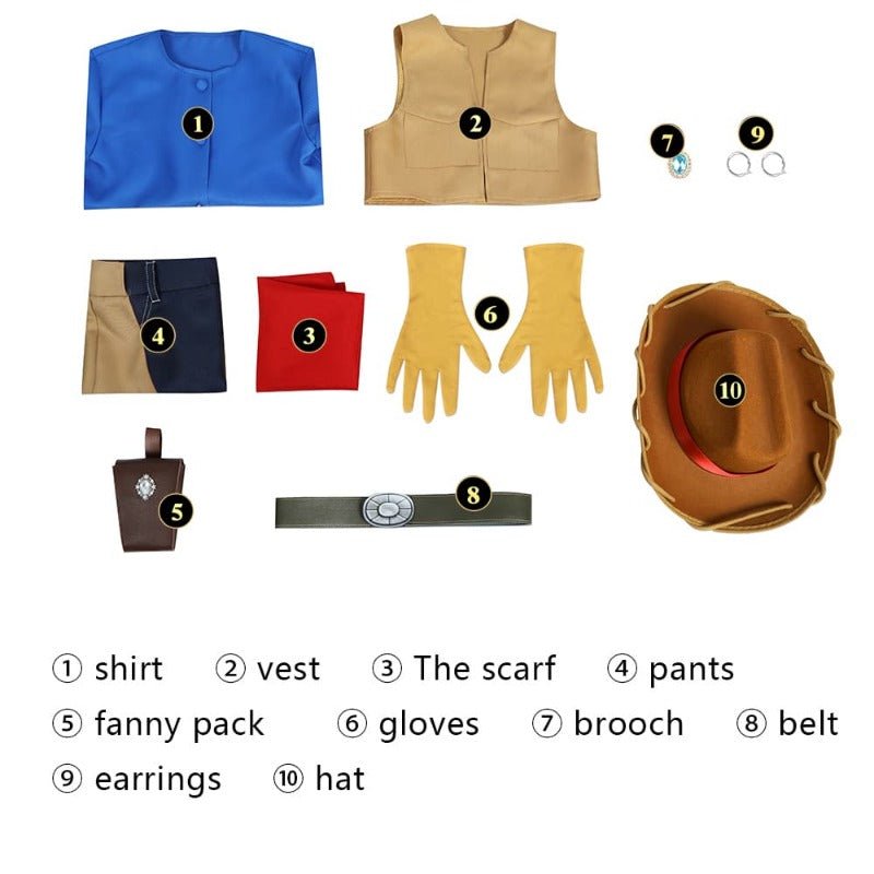 Costume Cosplay Enfant Princesse Peach Showtime Cowgirl pour Halloween et Jeu de Rôle