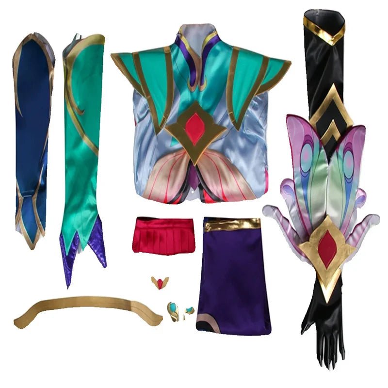 Costume Cosplay Ezreal Fée des Fleurs pour Hommes - Jeu LOL - Ensemble Complet pour Fêtes et Conventions
