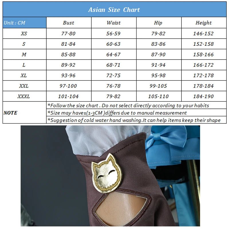 Costume Cosplay Kirara Style Chat de Genshin Impact Fantôme en Bottes pour Femmes Uniforme de Fête d'Halloween