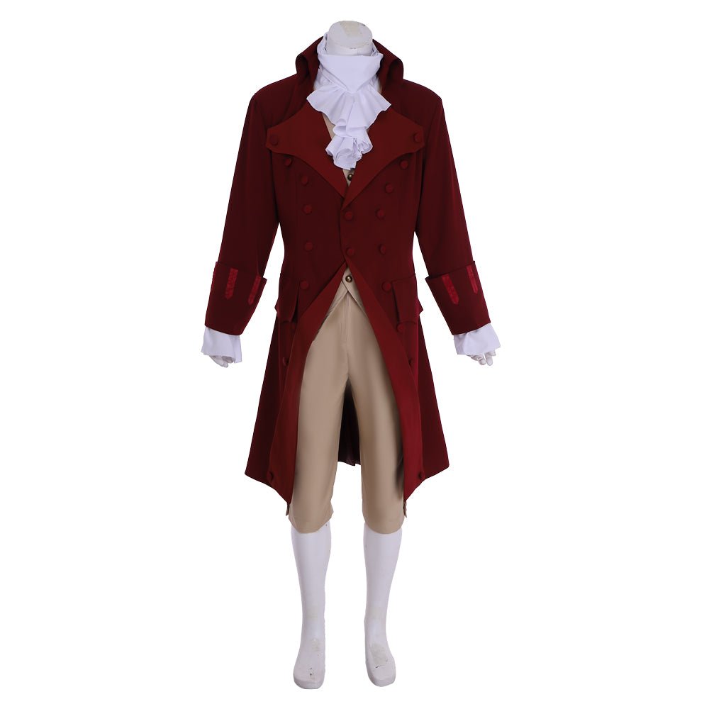 Costume Cosplay Aaron Burr de Hamilton - Costume d'Aristocrate Colonial | Série Médiévale Hommes L'AniMirage