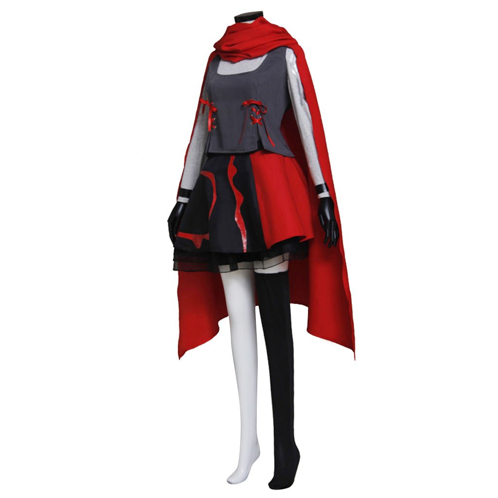 Costume Cosplay Ruby Rose RWBY Volume 7 - Tenue Premium Inspirée de l'Anime