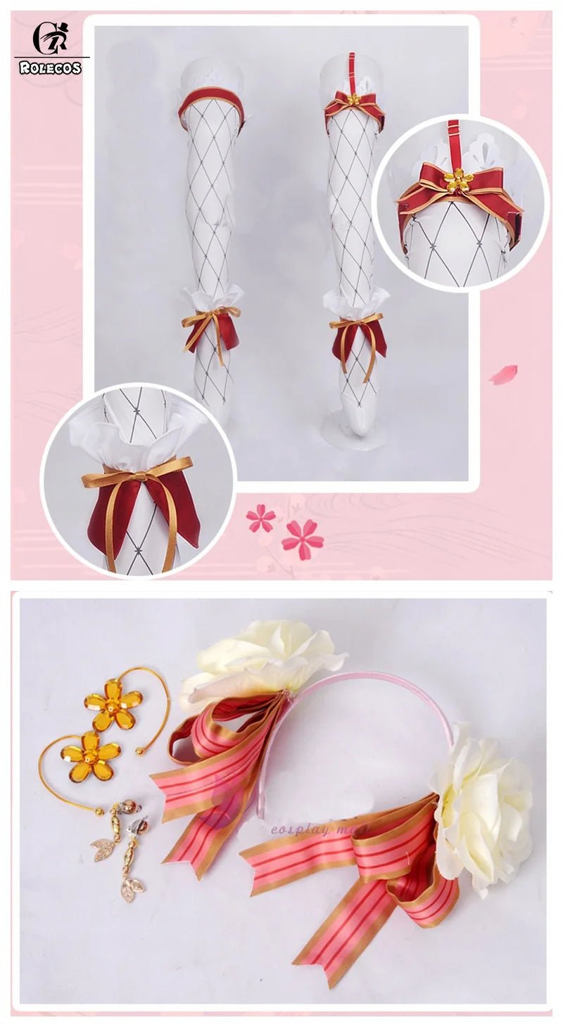 Costume Cosplay Lovelive Bouquet de Fleurs Yazawa Nico Nozomi Tojo Eli Rin Sonoda Umi Kotori Maki