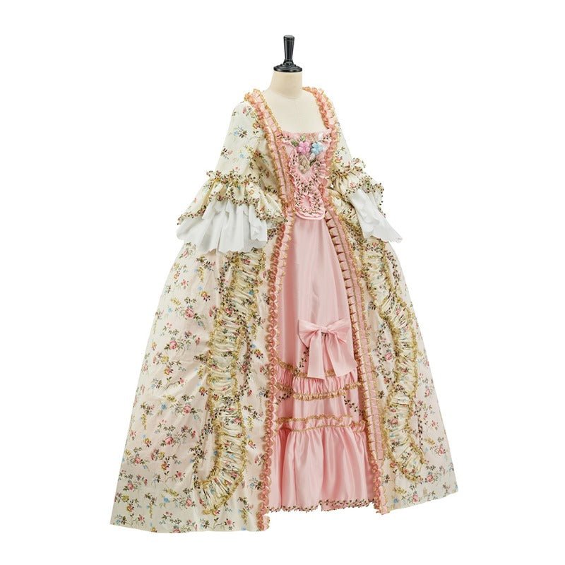 Robe Médiévale Élégante Rococo pour Costume de Cosplay