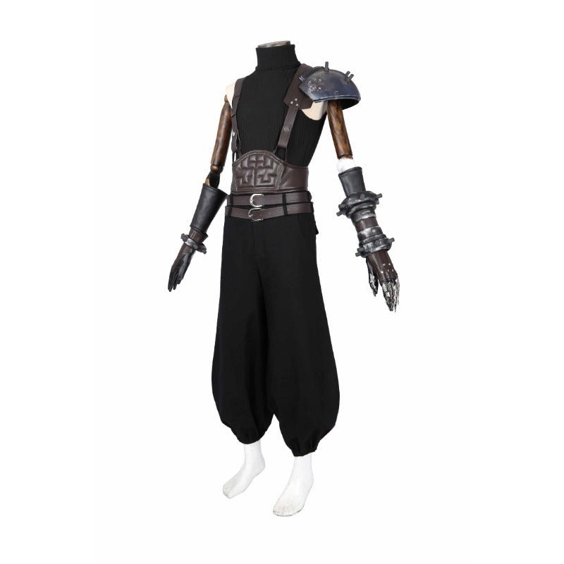 Costume Cosplay Cloud Strife FF VII Renaissance avec Perruque et Tenue pour Halloween et Carnaval