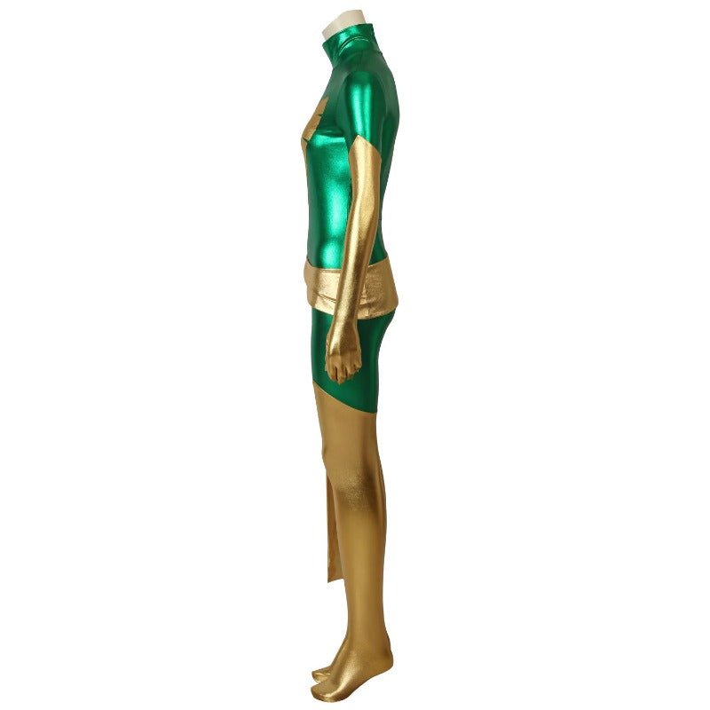 Costume Cosplay Jean Grey Dark Phoenix X-Men Vert pour Halloween