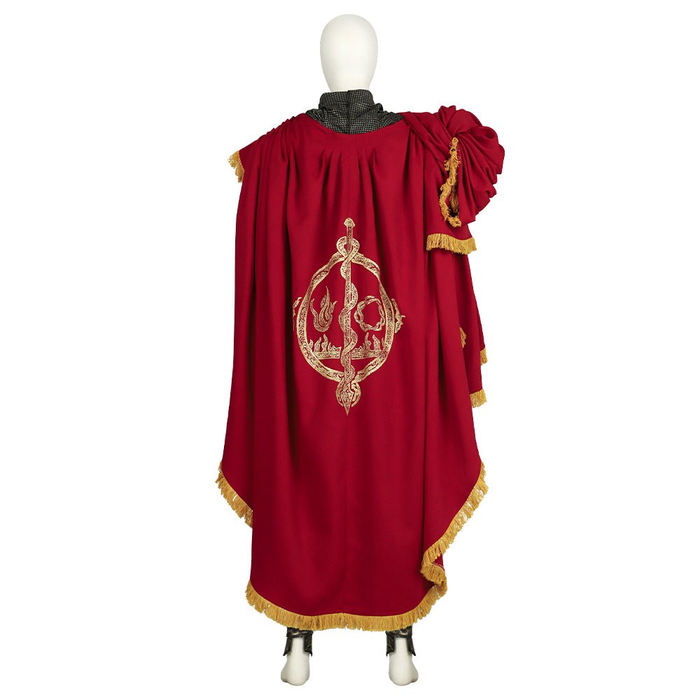 Costume Cosplay Messmer Elden Ring - Robe Rouge avec Ceinture pour Hommes