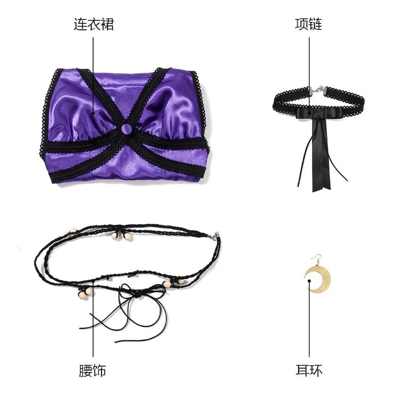 Costume Cosplay Tifa Lockhart Violet de Final Fantasy VII Remake pour Femmes