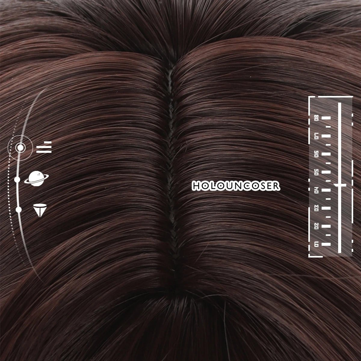 Perruque Cosplay Xueyi Honkai Star Rail Rose Résistance à la Chaleur Fibre Synthétique Taille Ajustable Halloween Noël