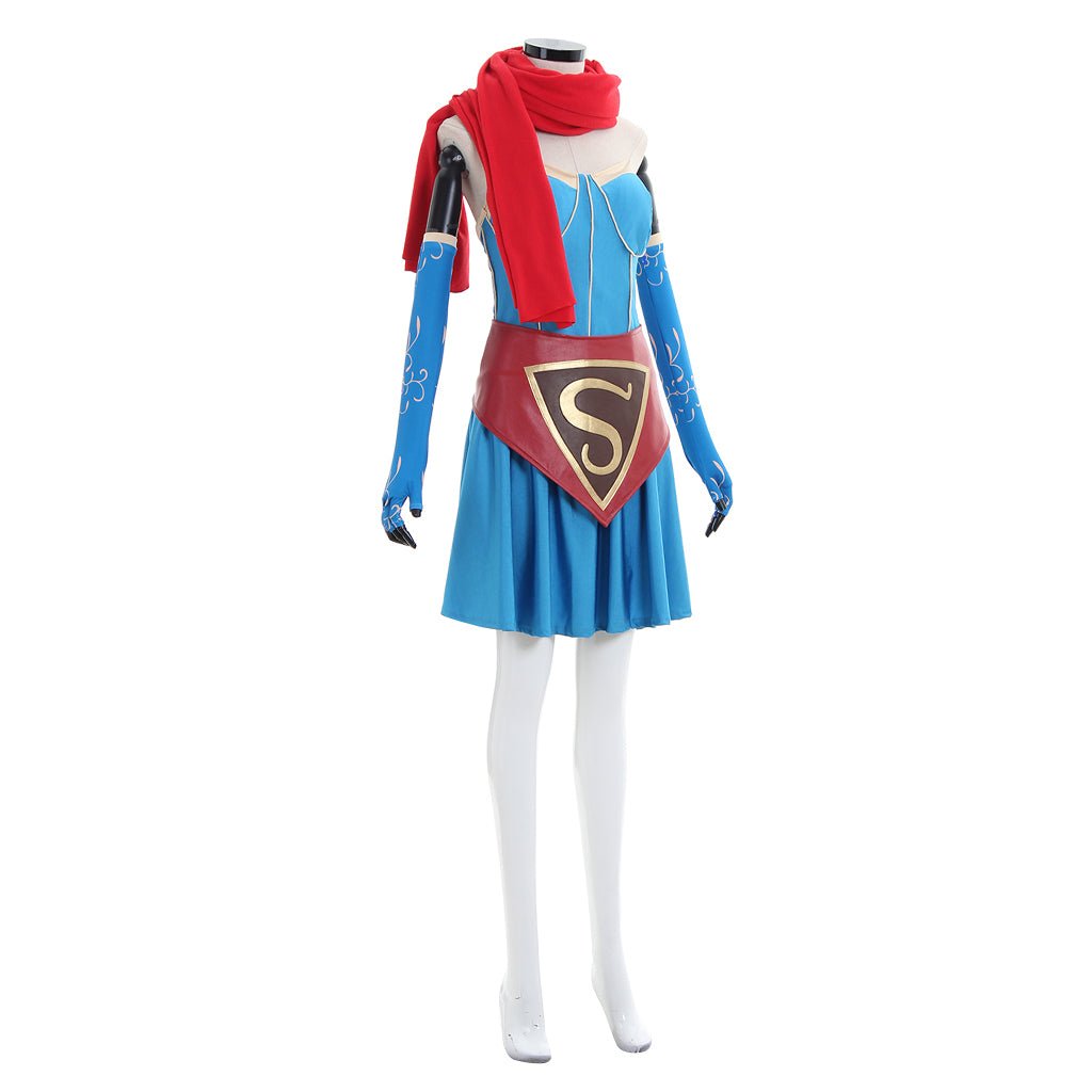 Costume Cosplay Supergirl Bombshell | Tenue de Super-héros DC Comics pour Halloween