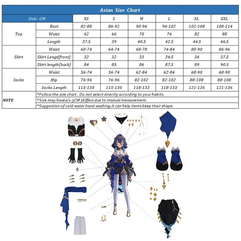 Costume Cosplay Layla Genshin Impact Femme Danseuses Exotiques Costume Sumeru Layla Cosplay Costume Halloween Ensemble Complet