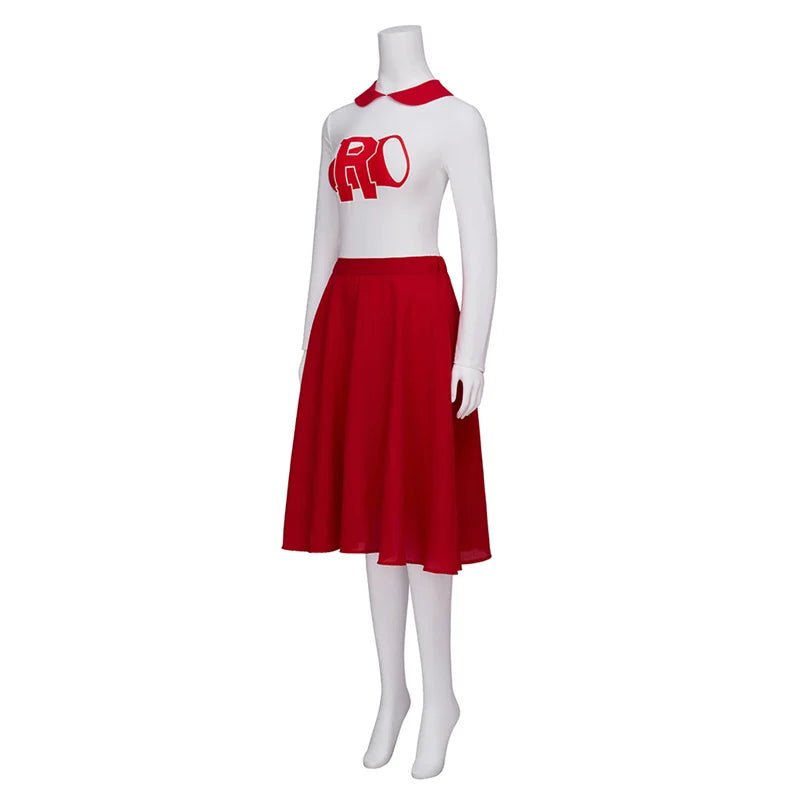 Costume de Cheerleader de Rydell High de Grease: Rise of the Pink Ladies - Tenue Rétro pour Femmes pour Halloween