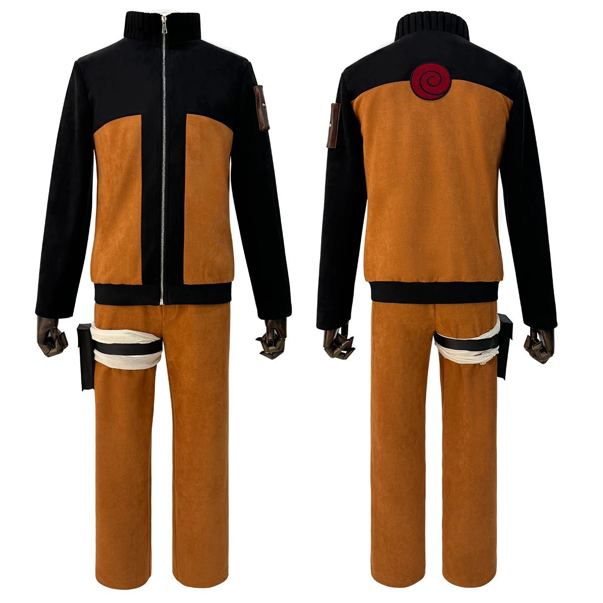 Costume Cosplay HOLOUN Anime Uzumaki Version Adulte Haut Pantalon Coiffe Cadeau Noël Nouvel An Convention Cosplay