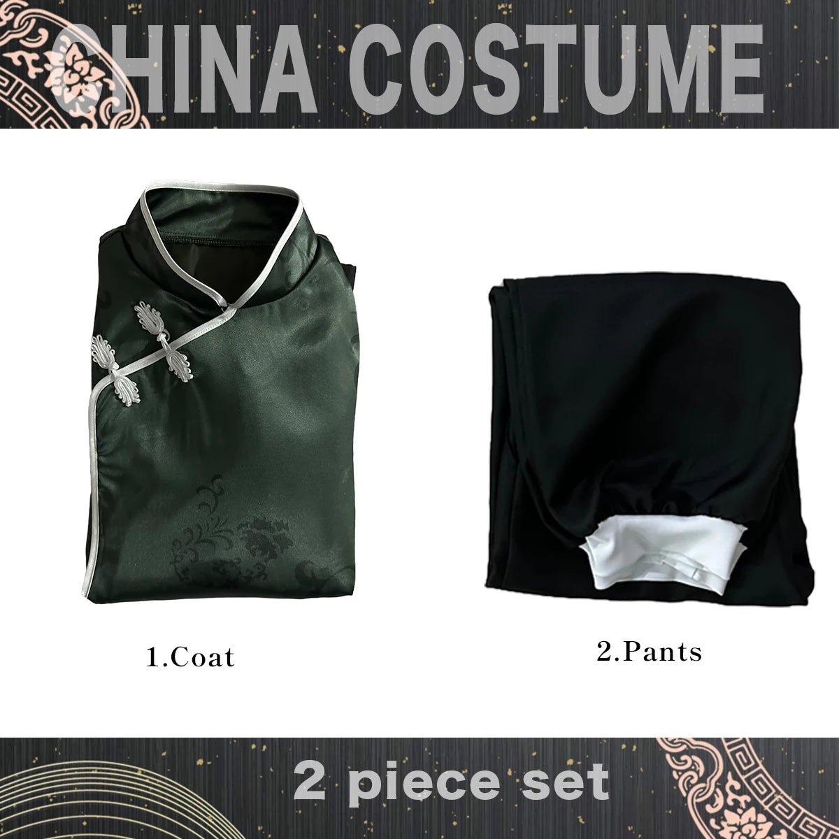 Costume Cosplay Isagi Blue Lock Chine Kung Fu Tang Suit Perruque Rose Fibres Synthétiques Taille Ajustable Cadeau Fête