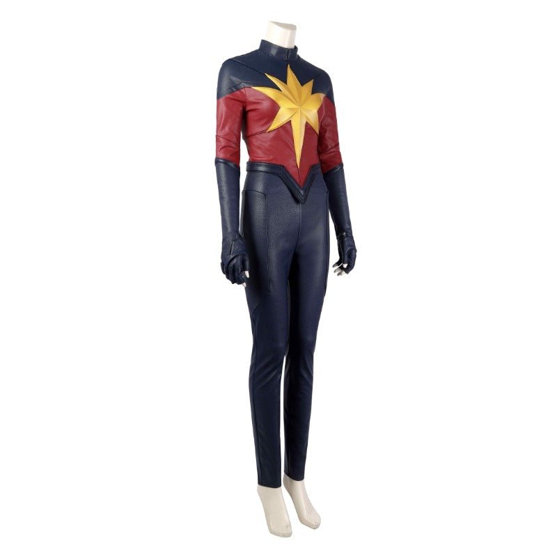 Costume Cosplay Captain Marvel 2 Carol Danvers en Cuir pour Halloween