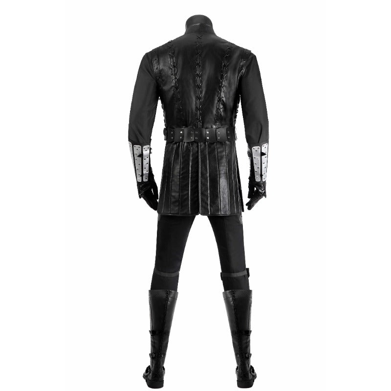 Costume Cosplay Geralt de The Witcher 3: Chasse Sauvage pour Homme - Veste, Pantalon, Chemise