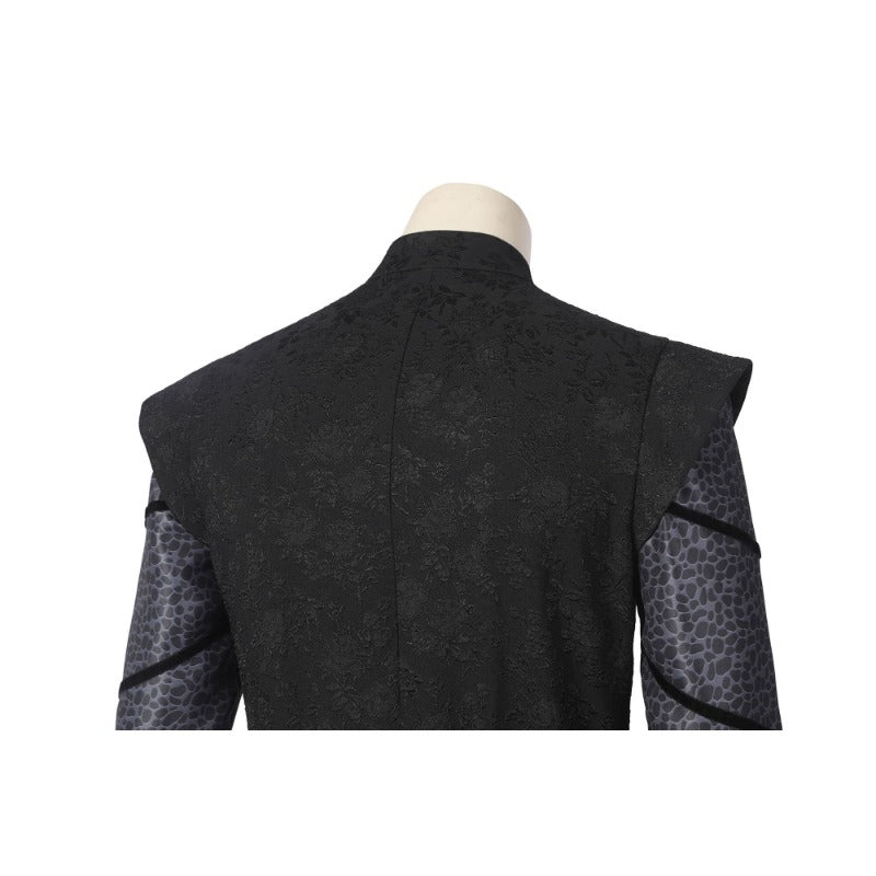 Costume Cosplay Daemon Targaryen Maison du Dragon Costume Noir pour Halloween